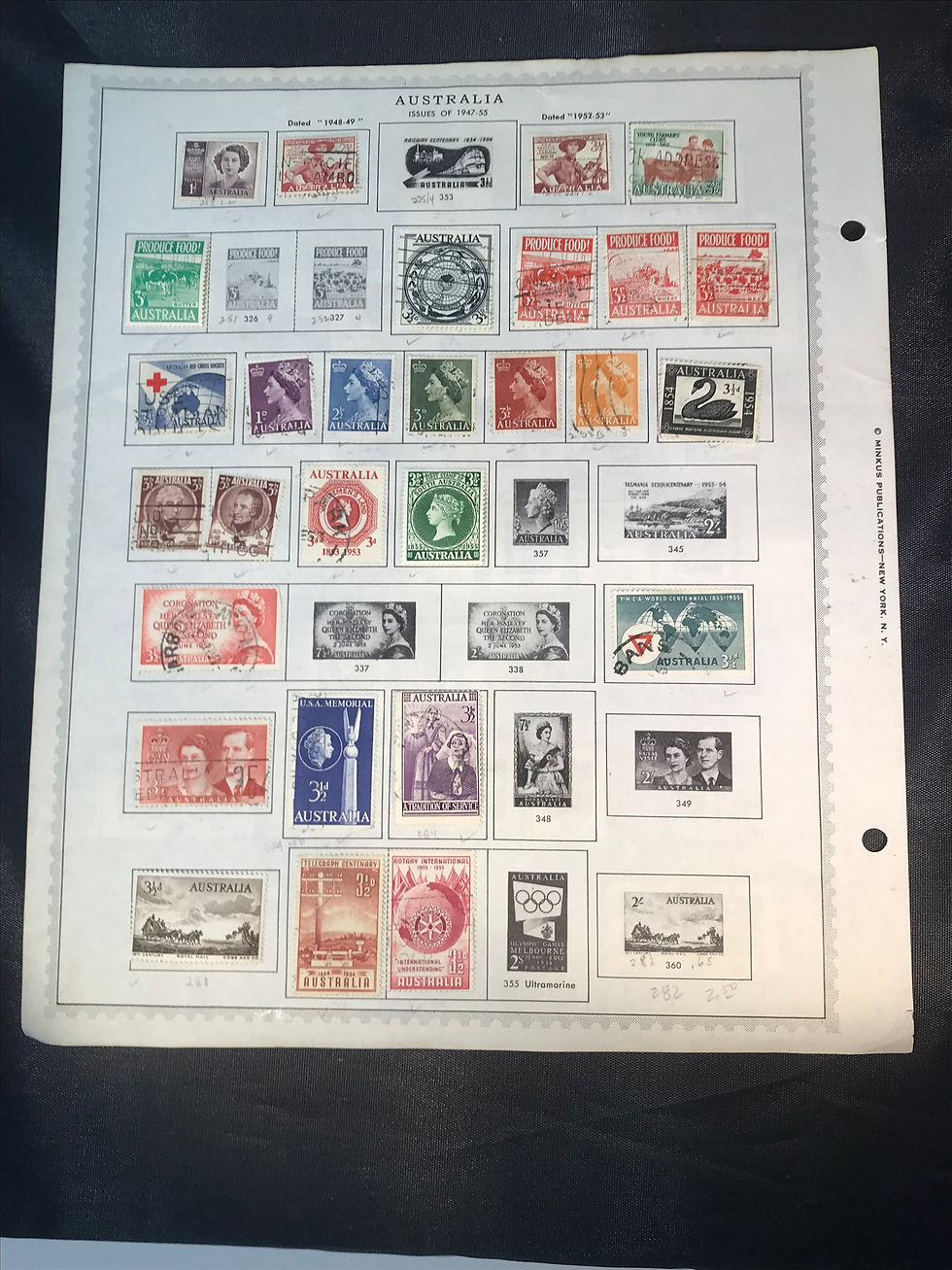 Thumbnail: Stamps "Australia" Pre-1961 Collection