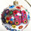 Thumbnail: #BUT744 - Thomas Glenn "Psychedelic Butterflies" Ball Christmas Ornament