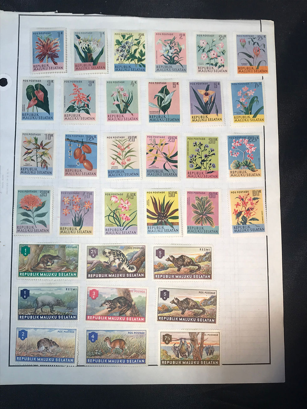 Thumbnail: Stamps "Republic of Meluku Selatan" 100 Mounted