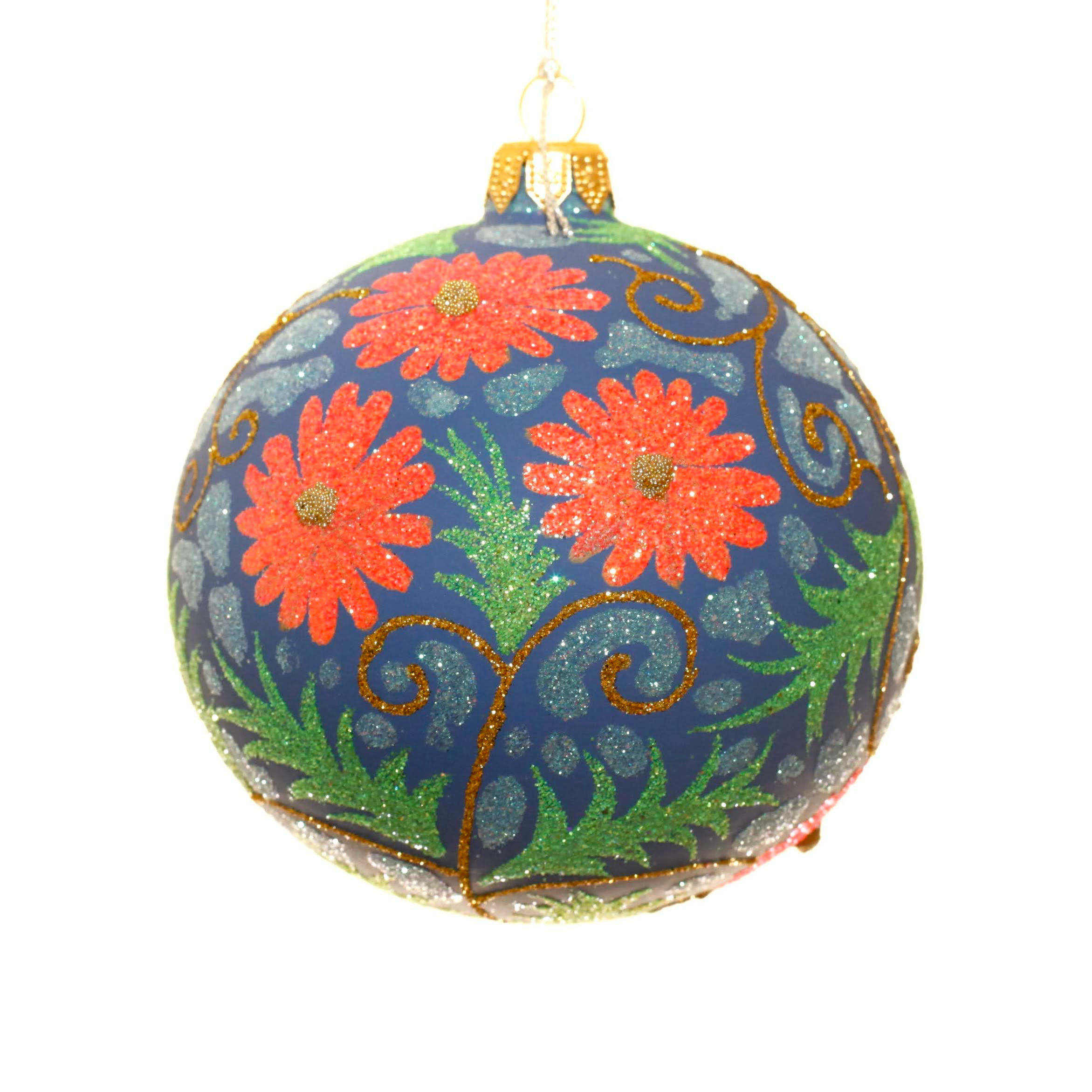 #2560 - Thomas Glenn "English Garden" Ball Christmas Ornament