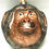 Thumbnail: #ZOO833 - Thomas Glenn "Monkey" Molded Christmas Ornament