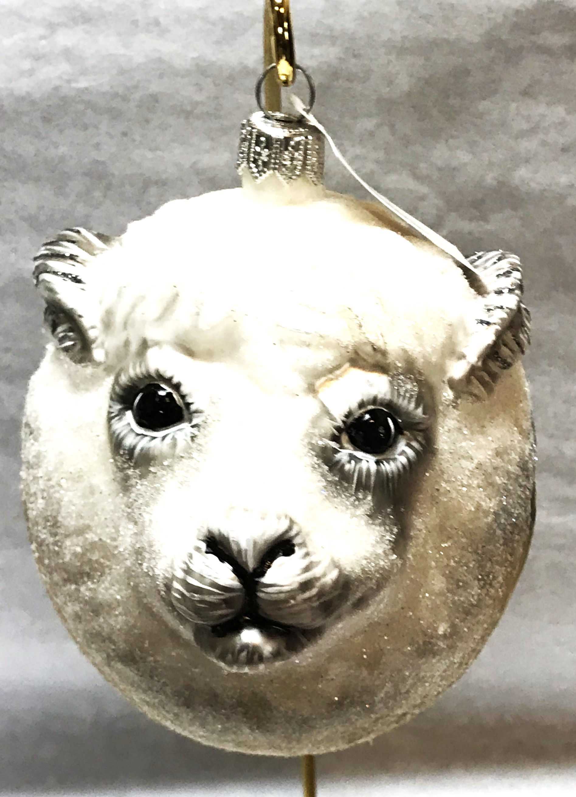 #ZOO944 - Thomas Glenn "Sheep" Molded Christmas Ornament