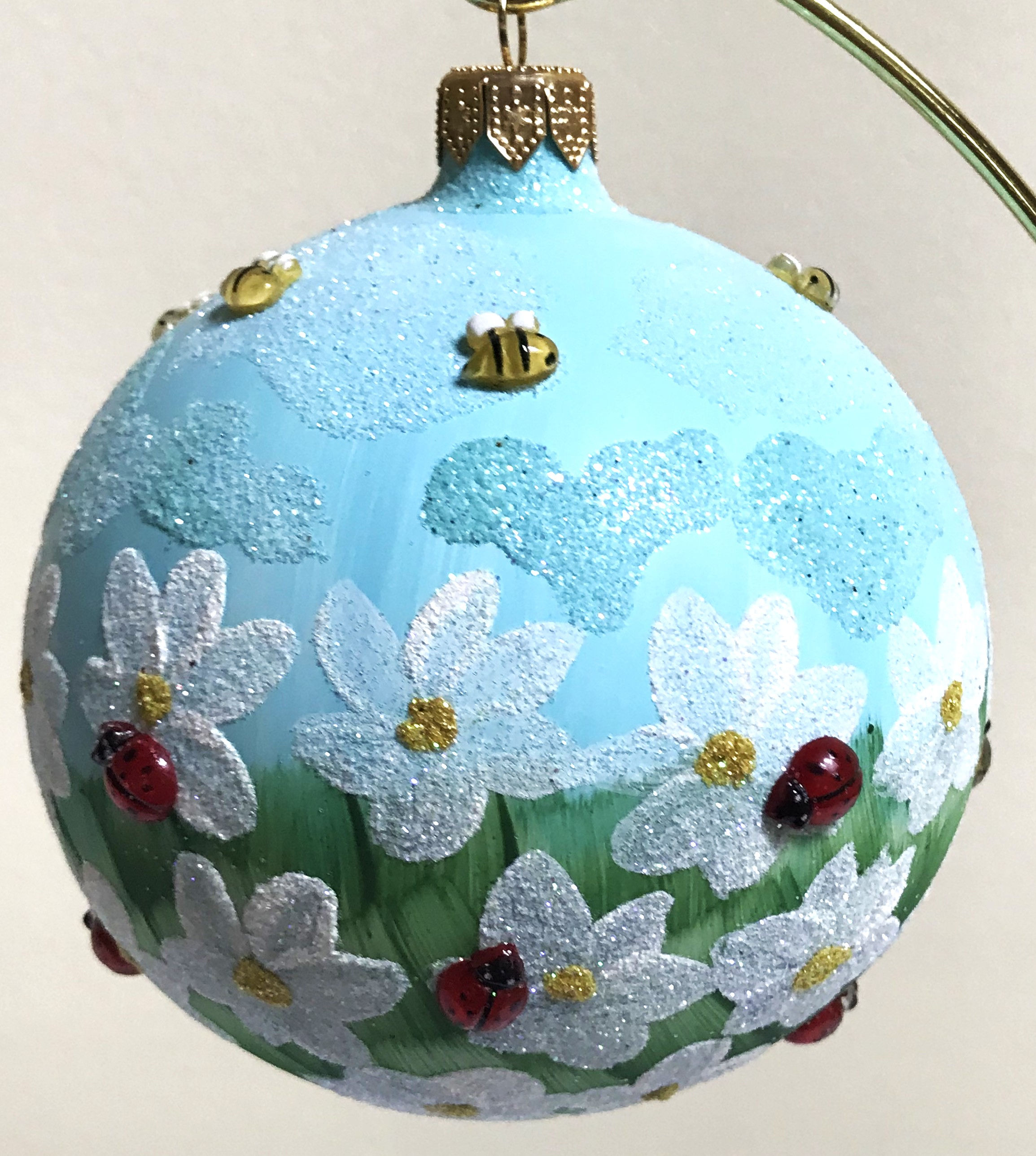 #2588 - Thomas Glenn "The Perfect Garden" Ball Christmas Ornament