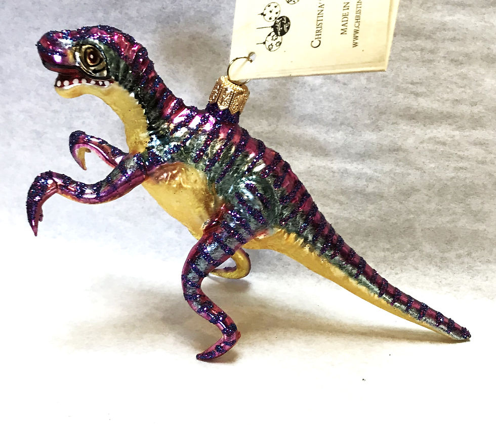 ZOO900 - Thomas Glenn "Raptor" Molded Christmas Ornament