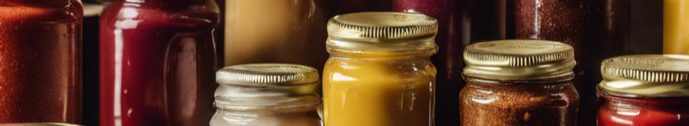 Mustards, ketchups & other condiments