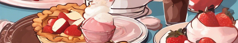 Picture of apple pie, vanilla and chocolate ice cream
