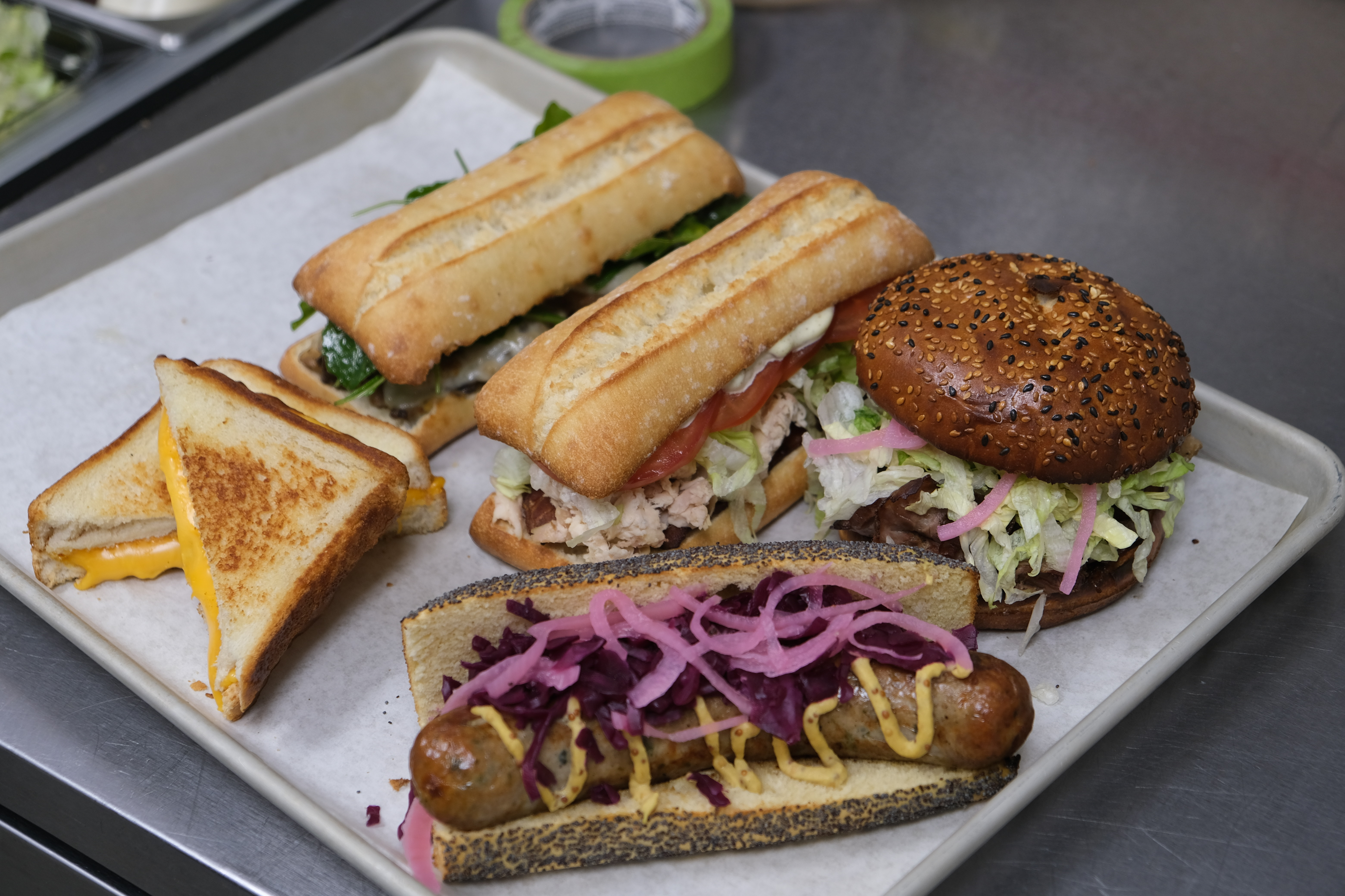 Arranged Food and Objects