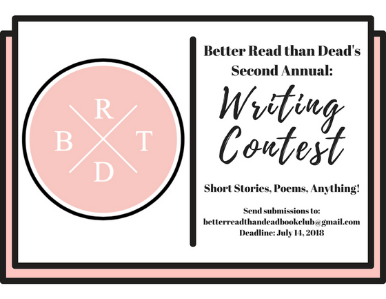 BRTD's Second Annual Writing Contest