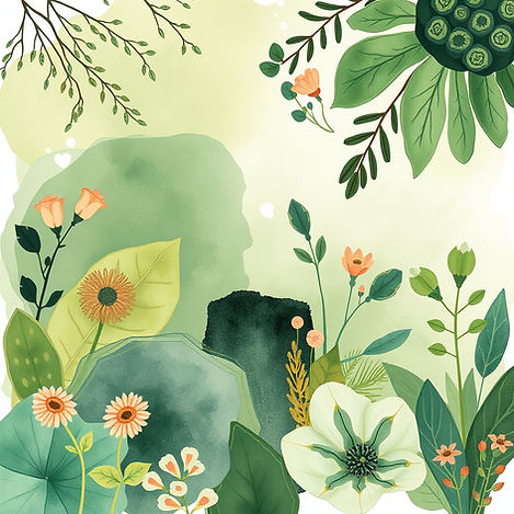 Mixture of greens, like watercolour and nature.jpg