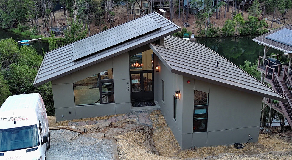 PHNX Yosemite Type IA non-combustible net zero home on Pine Mountain Lake