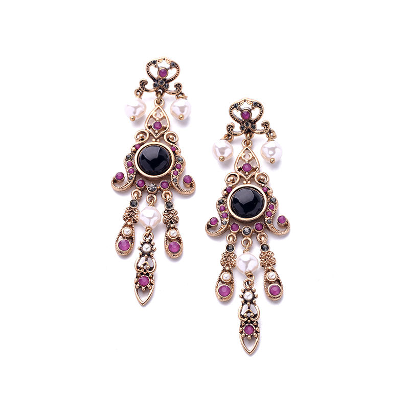 Thumbnail: "Merve" - Glamorous Statement Earrings