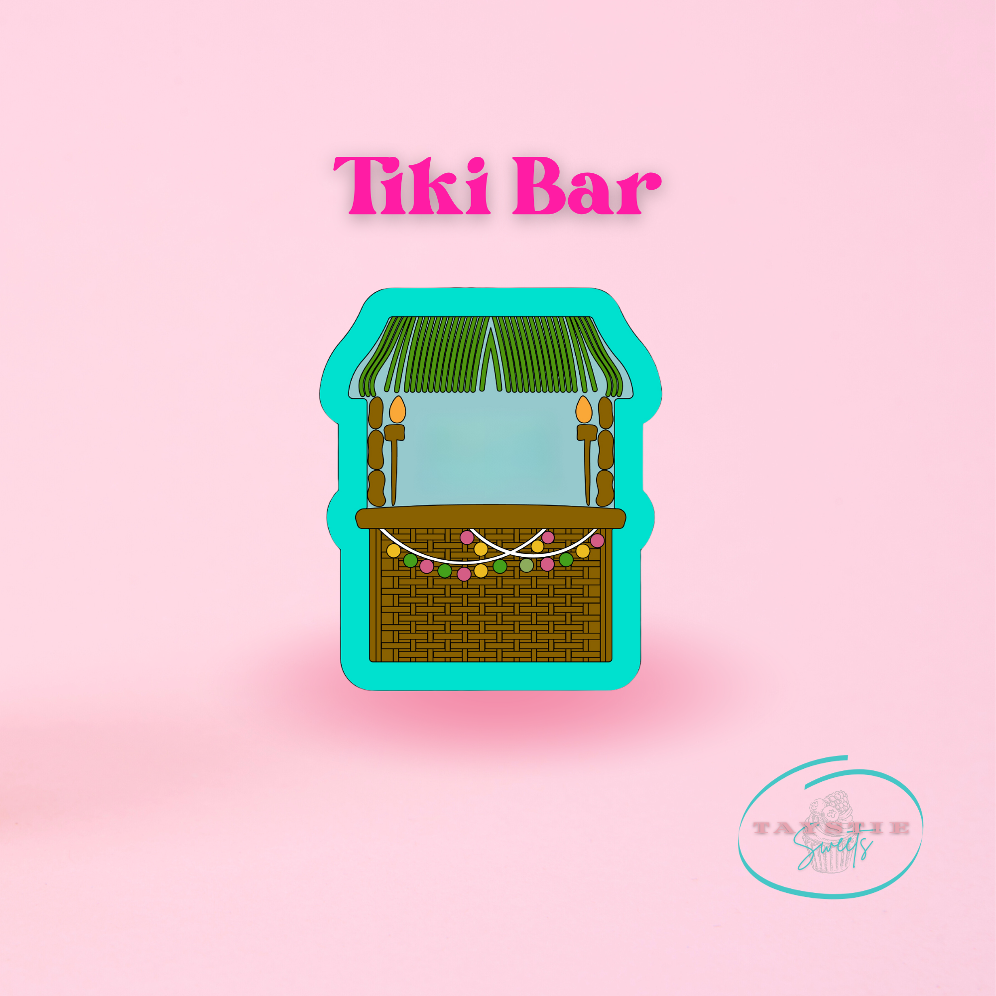 Tiki Bar Cookie Cutter