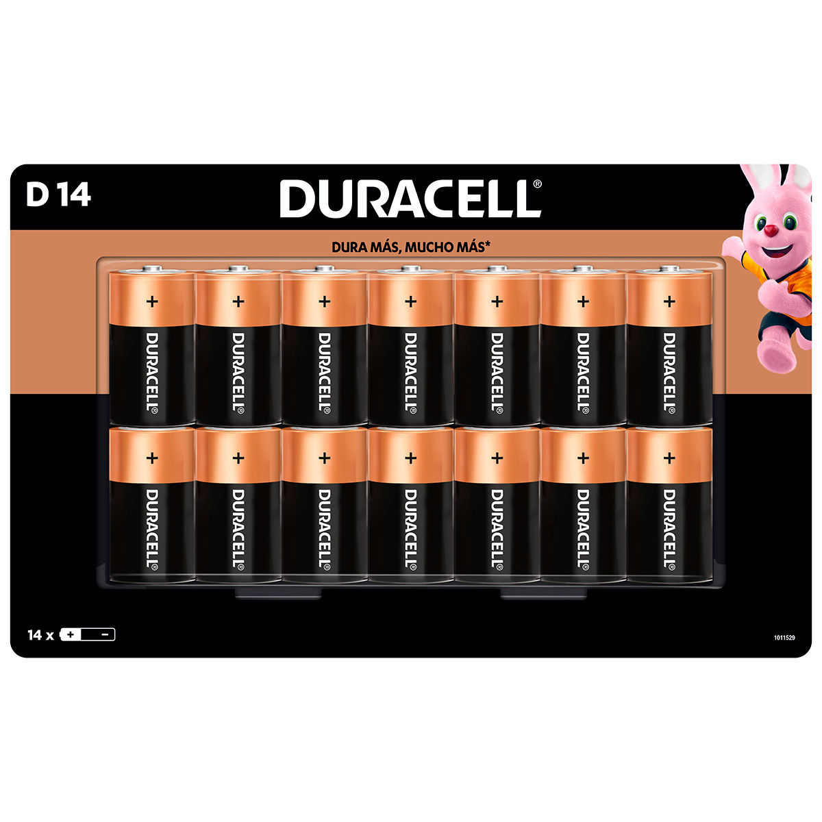 DURACELL PILA ALCALINAS D DE 14 PIEZAS