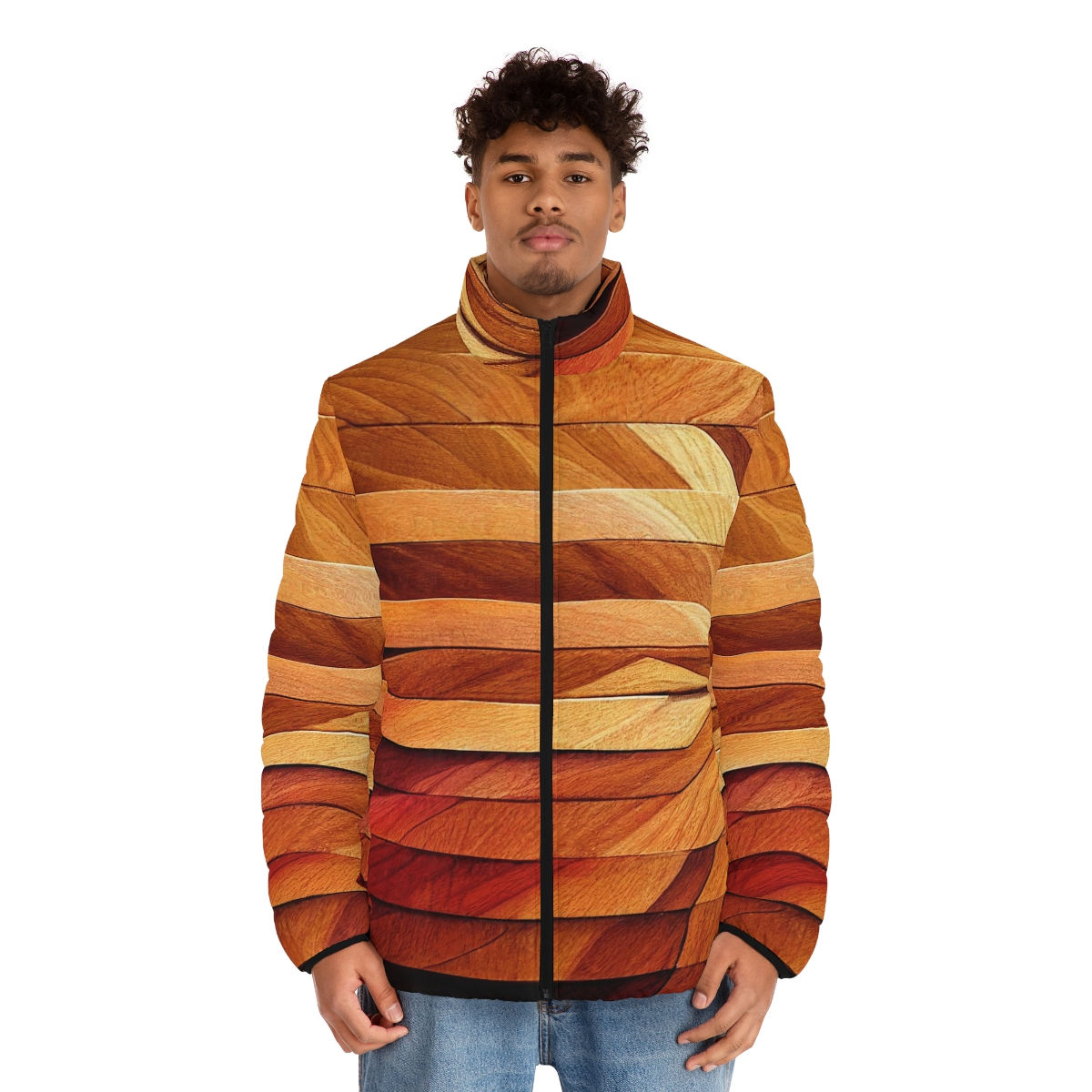 Wooden Magik - Men's Puffer Jacket