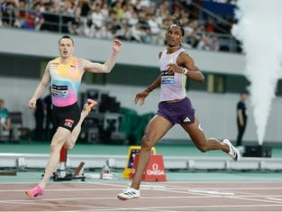 ALISON DOS SANTOS DESBANCOU WARHOLM E VENCEU ETAPA DE ABERTURA DA DIAMOND LEAGUE EM XANGAI