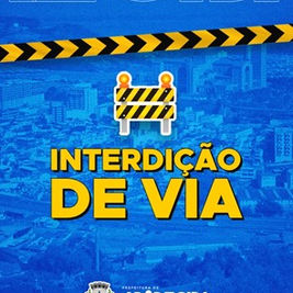 APARECIDA - INTERDIÇÃO PARCIAL DA RUA OLIVEIRA BRAGA NESTA QUARTA-FEIRA (22)
