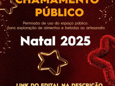 PREFEITURA DE LORENA ABRE CHAMAMENTO PÚBLICO PARA COMERCIALIZAÇÃO DE COMIDAS E BEBIDAS OU ARTESANATO DURANTE O NATAL ILUMINADO 2025