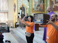 EM GUARATINGUETÁ (SP), MISSA EM AÇÃO DE GRAÇAS MARCOU A ESTREIA DA RÁDIO FREI GALVÃO