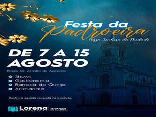 VEM AÍ FESTA DA PADROEIRA 2025 CONFIRA PROGAMAÇÃO COMPLETA