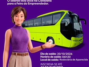APARECIDA OFERECE TRANSPORTE GRATUITO PARA FEIRA DO EMPREENDEDOR