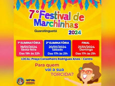 GUARATINGUETÁ REALIZARÁ O SÉTIMO FESTIVAL DE MARCHINHA