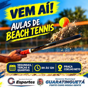 🎾 NOVIDADE NO ESPORTE!