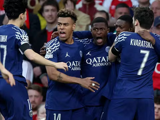 CHAMPIONS LEAGUE - PARIS SAINT-GERMAIN VENCEU NA IDA