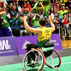 CAMPANHA EXPRESSIVA DO BRASIL - BRASILEIROS BRILHAM NO INTERNACIONAL DE PARABADMINTON