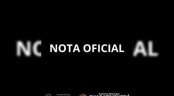 PREFEITURA MUNICIPAL DE GUARATINGUETÁ - NOTA OFICIAL