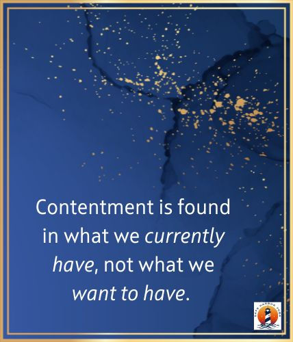 A journal entry made at the start of downsizing and moving back home. It still holds truth today.