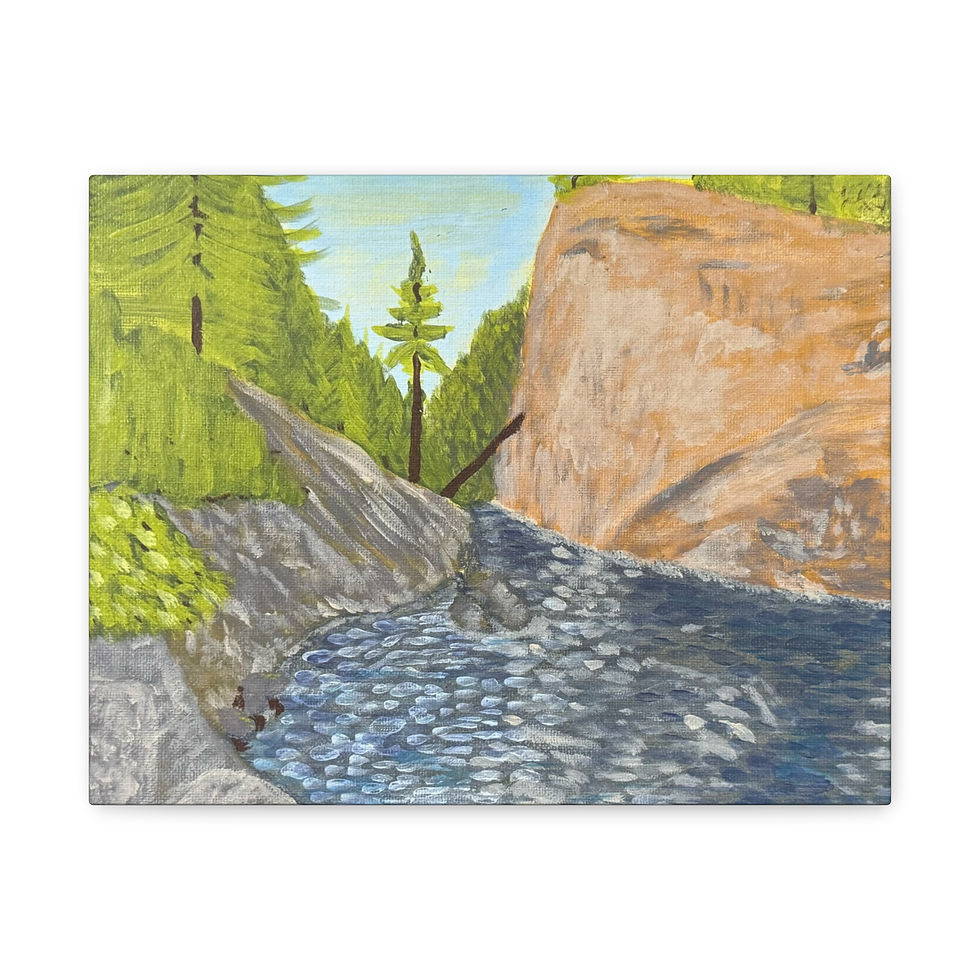 Thumbnail: Black River Falls Canvas Print