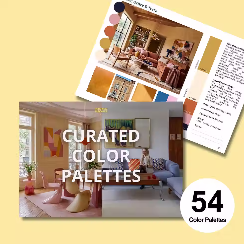 54 Interior Color Palettes