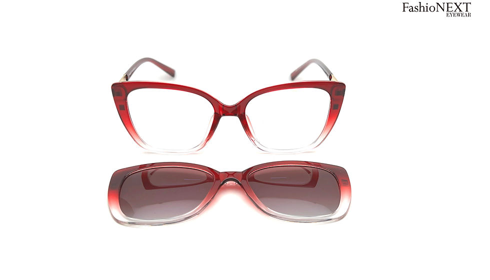 Thumbnail: FashioNEXT Attachment of Spectacle + Sunglass In One Frame Women & Girls Wear