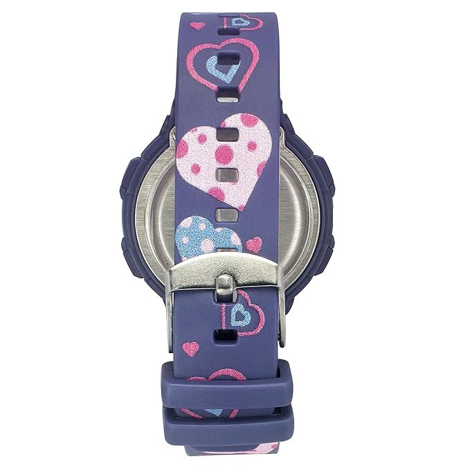 Thumbnail: TMX Kids Blue Digital Round Resin Dial Watch- TMESK2708T