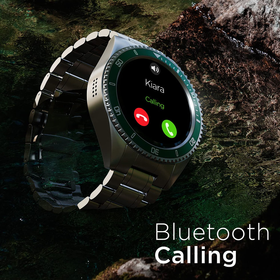 Thumbnail: Fire-Boltt Quantum Luxury Stainless Steel Design 1.28" Bluetooth Calling