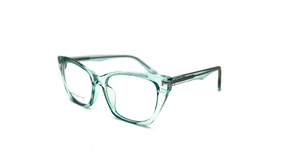 FashioNext Spectacle Trendy Green Cat Eye Transparent FNNVS399