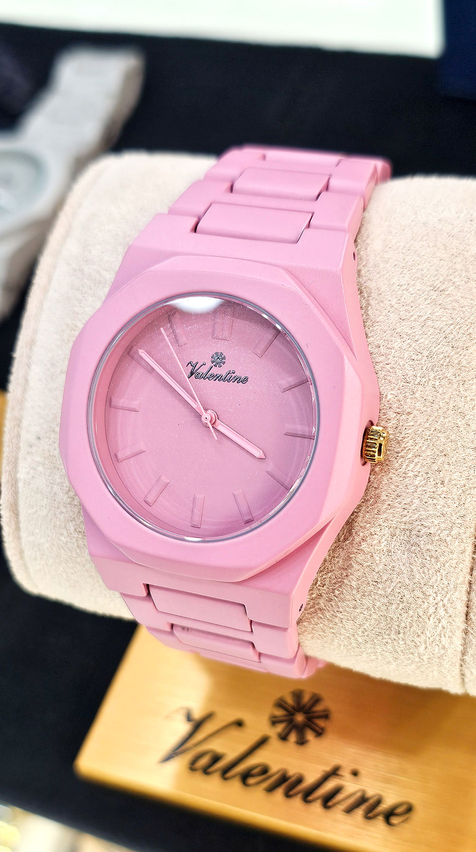 Thumbnail: Valentine's Neon Collection In Pink Most Luxurious  Swiss  Watch