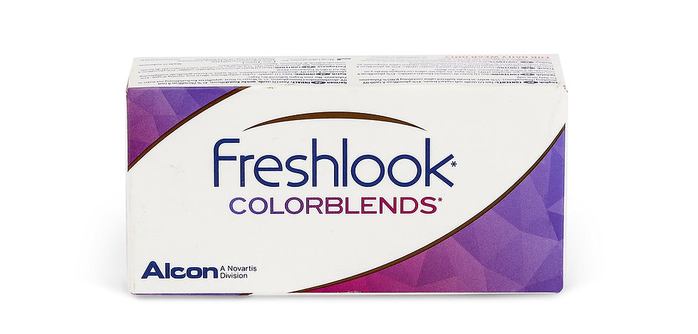 Thumbnail: Freshlook Brilliant Blue Color Eye Contact Lens 0 To -8