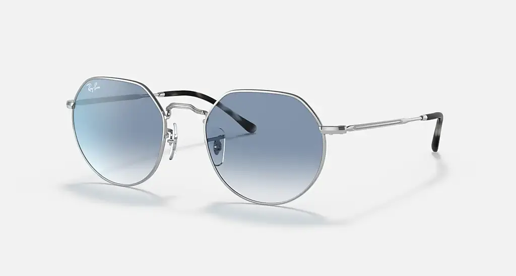Ray Ban Sunglass Jack Metal Round  Silver Sunglasses (BR3565)