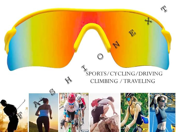 Thumbnail: FashioNext Sports /Riding / Cycling/ Unisex Sunglasses (FNHS03)