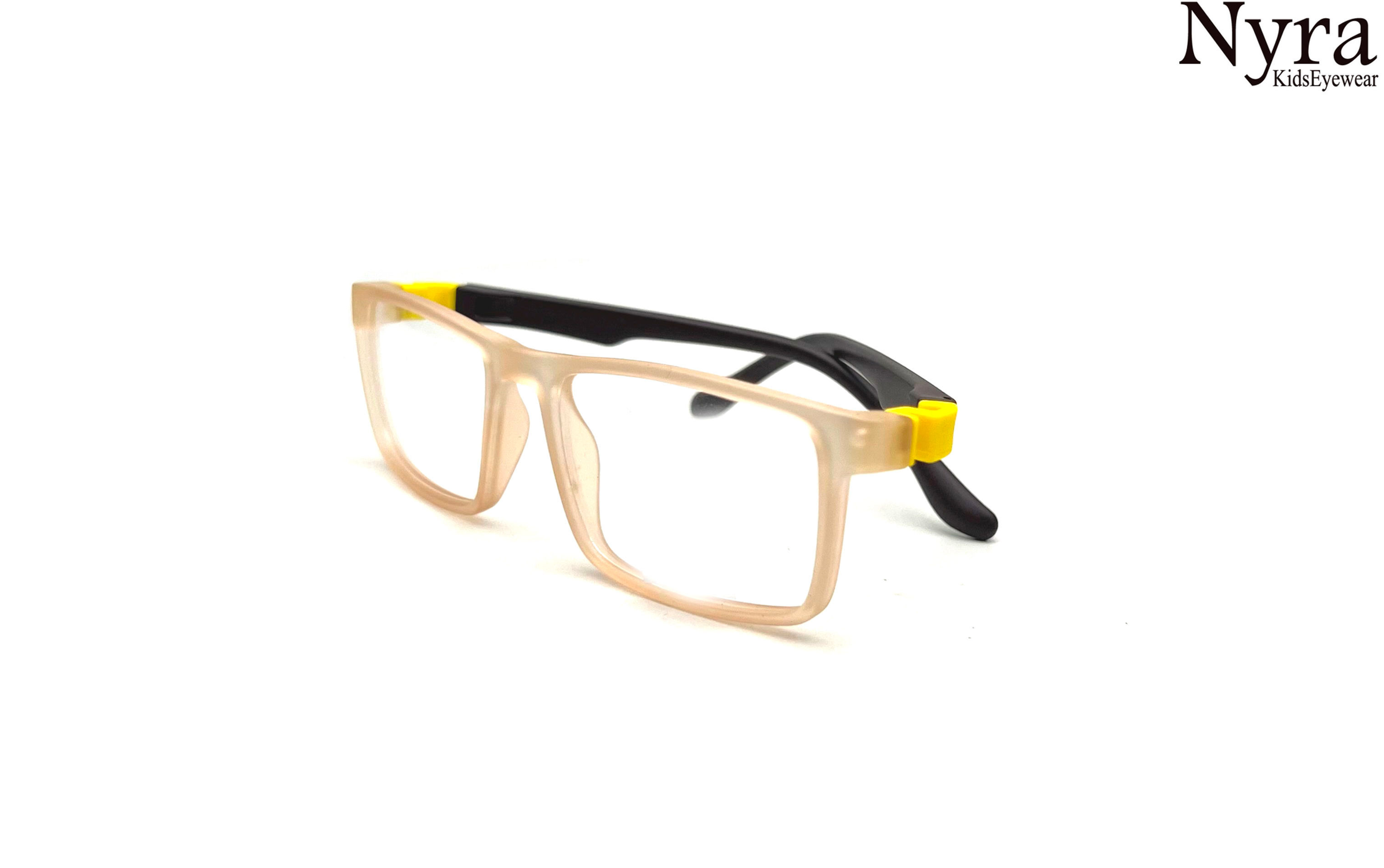 Nyra Full Flexible  Orange Transparent Kids Eye Frame FNNVS3253