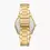 Thumbnail: FOSSIL ES5299 Scarlette Three-Hand Date Gold-Tone Stainless Steel Watch