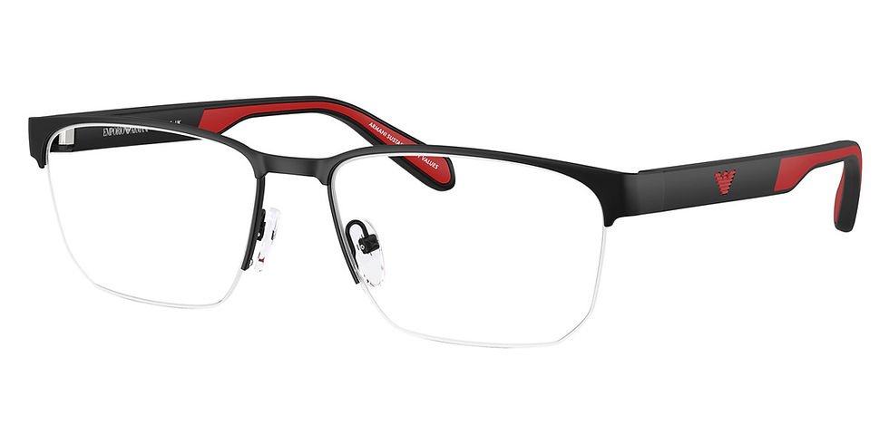 Thumbnail: Emporio Armani EA1162  Matte Black/Rubber Red