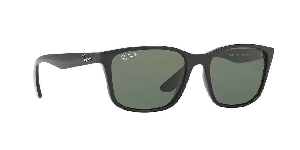 Thumbnail: Ray Ban RB4269I Black/Green Gradient Men   Polarized Sunglasses