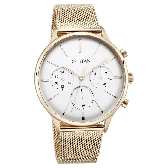 Titan light leather watches shop