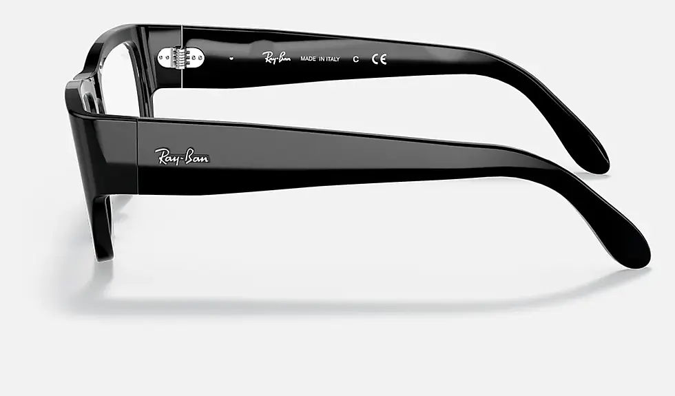 Thumbnail: Ray-Ban RB5487 Rectangle Glasses Black Wayfarer