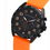 Thumbnail: GIORDANO Men Textured Dial & Cut Work Straps Analogue Watch GZ-50092-01