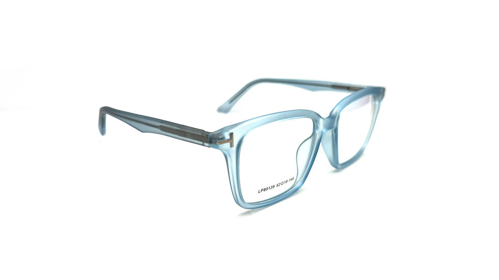 FashioNext Trendy Square Blue Transparent Frame FNNVS3117
