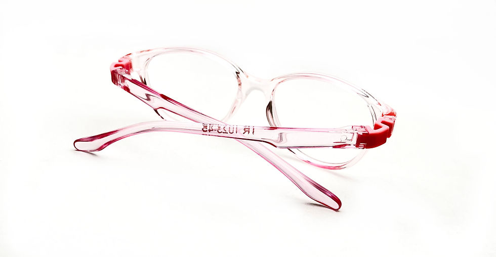 Thumbnail: FashioNext Kids Spectacle  Frame Pink In Cat Eye FNNVS345