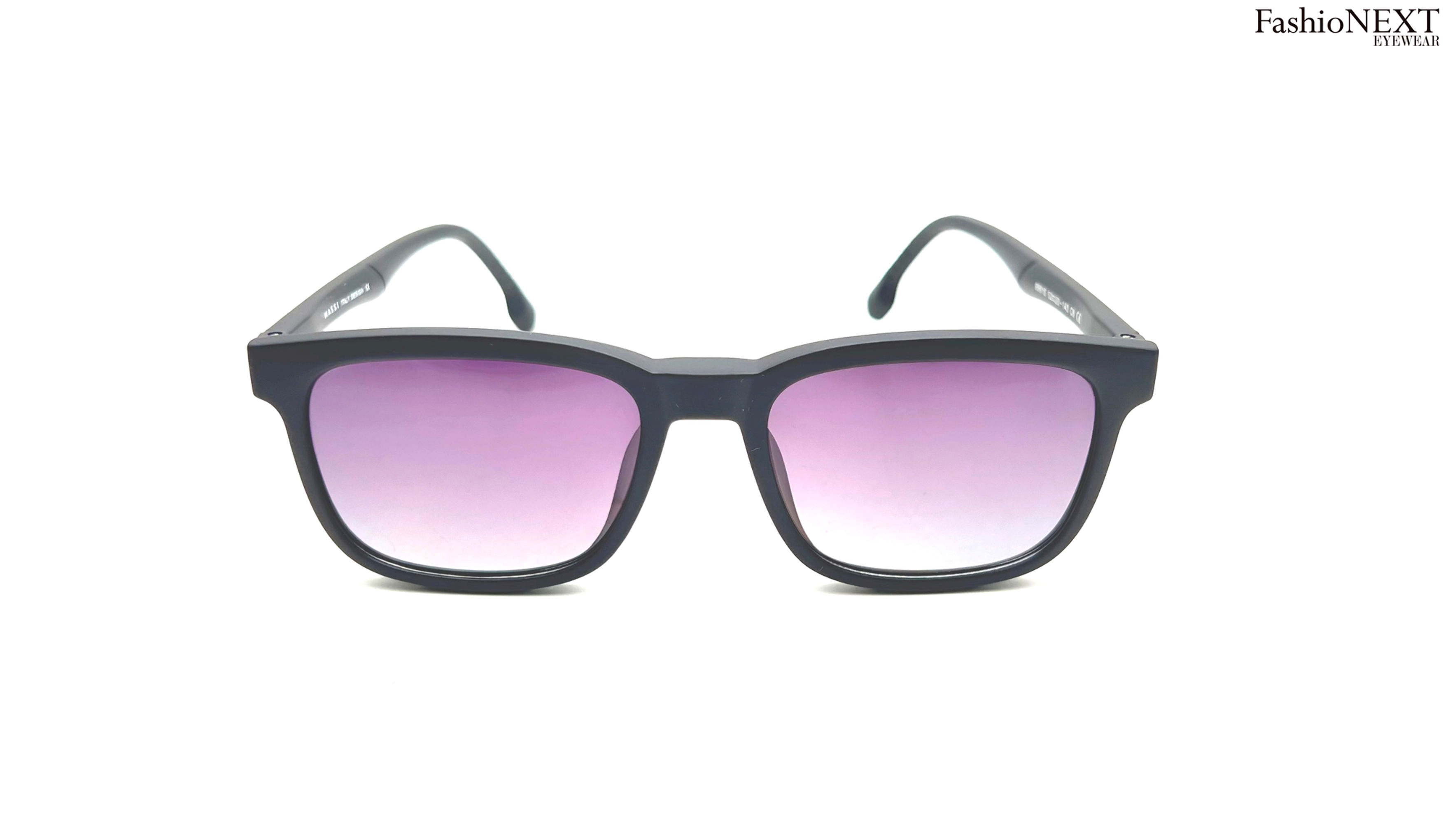 FashioNEXT Attachment of Spectacle + Sunglass In One Frame Black